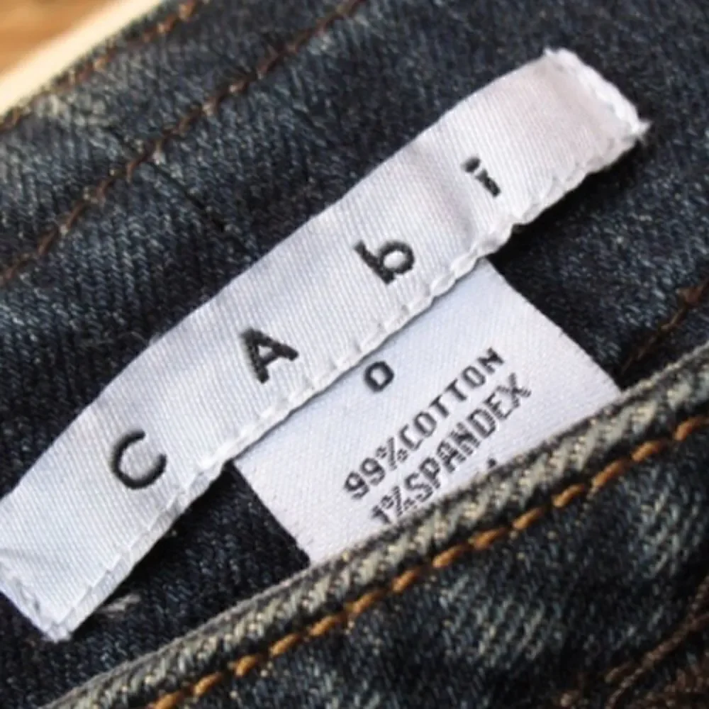 CAbi Blue Denim Midi Skirt